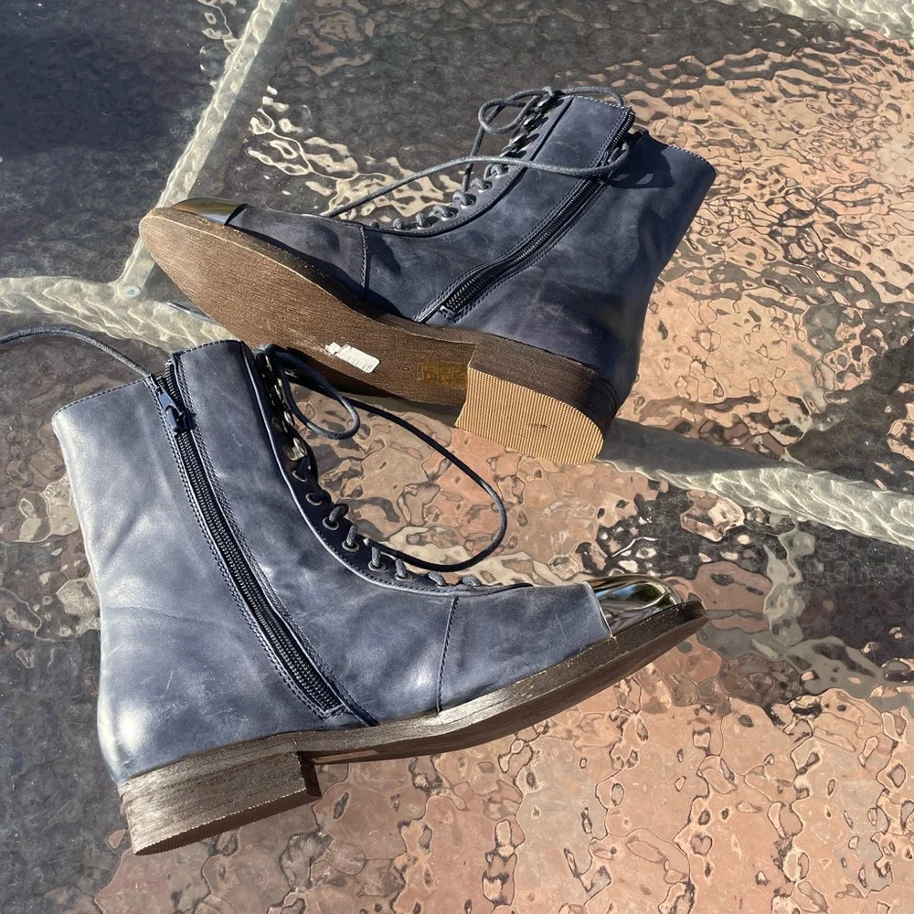 Jeffrey Campbell Zorro Leather Boots Size 6 - Picture 12 of 16